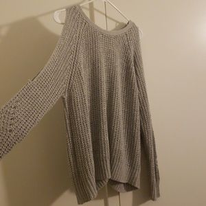 Beautiful knit sweater with open back